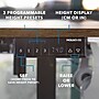 Mount-It! 63"W Electric L-Shaped Corner Adjustable Standing Desk, Rustic Brown/Black (MI-15010)~#|#~F708858F-A4B0-40A4-AA38A71866FBF3BB_sc7