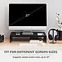 Anji Mountain Mango Wood Monitor Stand, Up to 32" Monitor, Black (MS-FNG-BLK)~#|#~F70A786B-4AFE-43BC-B5AAD55D3A3DAFCB_sc7