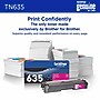 Brother TN635 Standard Yield Magenta Toner Cartridge, Prints Up to 1,800 Pages(TN635M)~#|#~F710BD18-FD5B-4F4B-936A395B80FA3B21_sc7