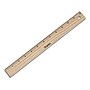 Staples 12" Wooden Standard Imperial Scale Ruler, Wooden (51881-CC)~#|#~F71CFC76-AFA8-43A2-82E326C95D2DCED5_sc7