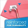 Pendaflex Reinforced Recycled Hanging File Folder, 5-Tab Tab, Letter Size, Pink, 25/Box (PFX 4152 1/5 PIN)~#|#~F72121EF-F054-4A4D-90E52C84F0987F4F_sc7