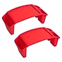 Mind Reader 10.75" x 22.25" Plastic Kids' Lap Desk Activity Tray, Red, 2/Pack (2KIDLAP-RED)~#|#~F73C78E7-9D7A-4317-8568D4C315AB38DC_sc7