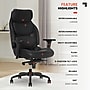 Sharper Image Algrove Comfort-X Ergonomic Faux Leather Swivel Executive Massage Chair, Black/Dark Gray (60117-BLKGRY)~#|#~F7502EFD-74A3-465B-B8DAE5D0FB686B5F_sc7