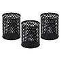 Mind Reader Metal Pen Holder, Black, 3 Pieces/Set (3MPEN-BLK)~#|#~F7742F19-E44D-41A5-87BF2159723DFEEA_sc7