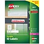 Avery TrueBlock Laser Durable ID Labels, 5/8" x 3", White, 1,600 Labels/Box (6577)~#|#~F774D22B-29C7-4D82-909AA5AE9CD3F519_sc7