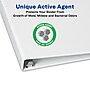 Avery TouchGuard Protection Heavy Duty 4" 3-Ring View Binders, Slant Ring, White (17145)~#|#~F77C989F-516D-4449-AF339496668506A0_sc7