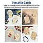 Avery Arched Integrated Cards, Matte Kraft Brown, 100/Pack (19479398966)~#|#~F796147F-C116-40C4-957CD27BFA78A929_sc7