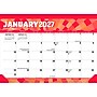 2027 BrownTrout Large Print 15.5" x 11" Monthly Desk Pad Calendar, Assorted Colors (9798330713752)~#|#~F797B5CB-FB49-4CA8-B68903E456176DDE_sc7