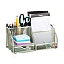 Staples 7-Compartment Metal Mesh Desk Organizer, Sage Green (ST63825)~#|#~F7D673E4-5258-4FEA-889456E450B04B6C_sc7