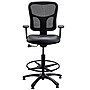 Tempur-Pedic Vinyl Drafting Chair with Backrest and Footrest with Lumbar Support, Black (TP8200-DBLKV)~#|#~F7D9824B-B60E-4873-B398A55B14B3252E_sc7