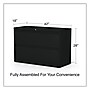 Alera® 2-Drawer 42"W Lateral File Cabinet, Black, Legal (ALELF4229BL)~#|#~F7E0FAC5-F90A-4CE8-8350BAFE191BA819_sc7