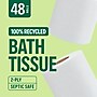 Perk™ Eco Recycled Toilet Paper, 2-ply, White, 240 Sheets/Roll, 48 Rolls/Case (PK63226CT)~#|#~F808DA09-D96C-48FC-84D7B4656DF2F188_sc7