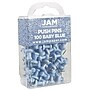 JAM Paper Push Pins, Baby Blue, 2 Packs of 100 (222419047A)~#|#~F80F0C3C-98E9-4A06-A7845F2D1CB4E386_sc7