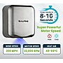 Alpine Industries Hemlock 110V Automatic Hand Dryer, Stainless Steel (400-10-SSB)~#|#~F81958D7-9267-46B5-9C0DBAA764ED9F90_sc7
