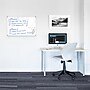 Luxor Magnetic Porcelain Dry-Erase Whiteboard, Aluminum Frame, 36"W x 24"H (DEWM001)~#|#~F82D1E3F-9F05-4E2D-8D10622E5543AB48_sc7