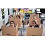 Classroom Products Foldable Cardboard Freestanding Privacy Shield, 13"H x 20"W, Kraft, 30/Box (VB1330 KR)~#|#~F8743928-7E76-47BC-B179E0F657B658EC_sc7