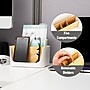 Mind Reader 5-Compartment Plastic Desk Organizer, White (SLORG-WHT)~#|#~F8816912-FE5C-44CA-A8E02D0B8C940F01_sc7