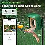 PerchMe AI-Recognition Solar Powered Smart Bird Feeder with Camera, Forest Green (SF-BF-FG01)~#|#~F888E884-2532-4ACB-80844BF628B290C9_sc7