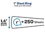 Avery Nonstick Heavy Duty 1" 3-Ring View Binders, Slant Ring, White (5304)~#|#~F8AA338A-6545-47A0-83FBB05893CF79FF_sc7