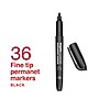 Staples Duramark Permanent Marker, Fine Tip, Black, 36/Pack (ST62949)~#|#~F8BF994E-E519-429E-854459BBA7FE69A8_sc7