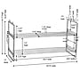 Household Essentials Stackable Two‑Tier Metal Shoe Rack in Closet Storage Organizer (HH2103)~#|#~F8C6AE58-7295-4DAC-88C17B03DD227E48_sc7