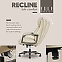 Elle Decor Rivendell AIR Lumbar Ergonomic Faux Leather Swivel Executive Chair, Cream (60124-CRM)~#|#~F8D08F49-6E38-4EAF-AD1756E1FA2FFAA6_sc7