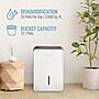 Keystone Energy Star 35-Pint Portable Dehumidifier, Covers up to 3,000 sq. ft., White (KSTAD354F)~#|#~F8D8908B-9F29-4C09-892611E9529202BE_sc7