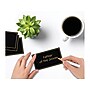 Better Office 2" x 3.5" Matte Black/Gold Table Tent Place Card, 100/Pack (64647-100PK)~#|#~F8DA1AB0-B573-435B-85773F2D9A9C3DE1_sc7