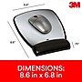 3M Precise Mouse Pad with Gel Wrist Rest, Optical Mouse Performance, Battery Saving Design, 6.8" x 8.6", Vertex (MW309LE)~#|#~F93C16B5-8342-4238-9CF0DC1FE2696E10_sc7