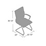 Boss CaressoftPlus Vinyl Guest Chair, Gray (B9479-GY)~#|#~F969DF97-4590-4F8E-9A9503AB113A3E17_sc7