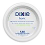 Dixie Basic 8.5" Paper Plates, White, 125/Pack (DIX-DBP09W)~#|#~F97FE2F7-6F30-41DC-84473E9D799B721A_sc7