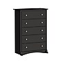 Prepac 44.75" Sonoma 5 Drawer Chest, Black (BDC-3345-K)~#|#~F980D408-E50F-4C3F-A15CC9F218A0B711_sc7