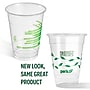Perk Eco 16 Oz Compostable Plastic Cold Cups, 300 Count, Plant‑Based Disposable Cups for Cold Drinks, Clear/Green~#|#~F9AFDFD3-F8A7-4917-94E24E2D3BE09F02_sc7