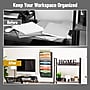 Mind Reader Wall File Organizer, 8-Pocket Hanging Document Rack, Office Wall Mount, Metal, Black (MAG8C-BLK)~#|#~F9B0BB2E-A05D-4B8D-8CAFFCC1F7456CC4_sc7