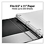 Universal 1" 3-Ring Non-View Binders, D-Ring, Black (UNV20761)~#|#~F9BA6601-898E-4D09-B16A1312A2C0E43E_sc7