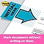 Post-it 'Initial Here' Message Flags, 1" Wide, Blue, 100 Flags/Pack (680-IH2)~#|#~F9CD94DB-B8E2-44B3-BCC6B59CA529AE8C_sc7