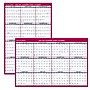 2026-2027 AT-A-GLANCE 48" x 32" Academic Yearly Wet-Erase Wall Calendar, Reversible, White/Red (PM36AP-28-27)~#|#~F9CF4683-7074-4937-86D0CD088C2ED320_sc7