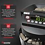 Cassida C200 Coin Sorter, 5 Compartments, Black (C200)~#|#~F9D72A2E-A86B-4566-9F845D93DB03DF0F_sc7