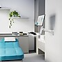 Mount-It! MedHub Wall Mounted, Flexible Workstation for Monitors up to 35", Matte White (MI-16001)~#|#~F9EB74F0-356E-42AD-BB8745CB54BC1ECE_sc7