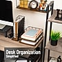 Mind Reader Metal Front Loading Letter Tray, Black (2TWPAP-BLK)~#|#~F9F48CFB-8881-4227-B77D5328A9F3D25C_sc7