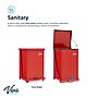 Viva Comfort Biohazard Steel Step-On Trash Can, 13 Gallon, Red (99213RMK)~#|#~FA1B39D3-DEC3-422C-B06AE163B638C396_sc7