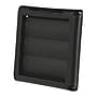 Deflect-O Supurr-Vent 4" Louvered Dryer Vent Hood, Black (HS4BLK/48)~#|#~FA2B2130-022A-40E9-BFF704807F3F4C0F_sc7