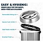 Alpine Industries Three-Stream Trash/Compost/Recycling Station, 51-Gallon, Stainless Steel (ALP470-65L-1-R-T-CO)~#|#~FA3ABD11-C55B-4411-A5DFA33D6792AB29_sc7