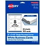 Avery Rectangle Single Rounded Corner Business Cards, Matte White, 200/Pack (19479398868)~#|#~FA4236EE-06D5-4B62-9AFCBBC81A420E44_sc7