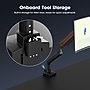FlexiSpot MA9 Premium Single Monitor Mount, Up to 49" Monitor, Black (MA9-S-DP-US)~#|#~FA68B238-0726-4F48-A190D057183EF94D_sc7