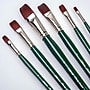 Silver Brush Ruby Satin Long Flat Brush, 6/Pack (SLVRS2594)~#|#~FA6EE67B-D310-4D42-90AFD81E57BDBCB6_sc7