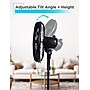 Black & Decker 16" Oscillating Pedestal Fan, 3-Speed, Black (BFP16MXB)~#|#~FA71EA2A-DB8A-414C-A86696BA65DF0BD0_sc7