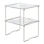iDESIGN Stackable Cabinet Shelf Riser, Clear, 2/Pack (28988M2)~#|#~FA71FC06-3734-48BE-8F59290C0CC16C5A_sc7