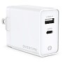 Delton Overtime USB-A/USB-C Wall Charger, 20W, White (DH2USB2A)~#|#~FA7E6160-EA30-48CB-BD305C963001A3B4_sc7