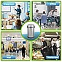 Alpine Industries Commercial Single-Stream Recycling Station, 17 Gallon, Stainless Steel (ALP470-65L-1-R)~#|#~FAA8E8BC-4EE5-4CCC-96052173E645EAF9_sc7